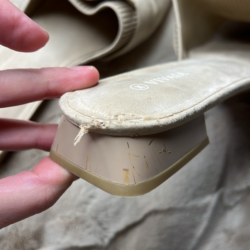 🛍️Pointed-Toe Knot Slide (Yaffa Pro) Vivaia Almond Beige 11 43 - Picture 8 of 11